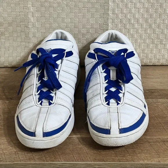 K-Swiss | Shoes | Kswiss White And Blue Sneakers | Poshmark display picture 3